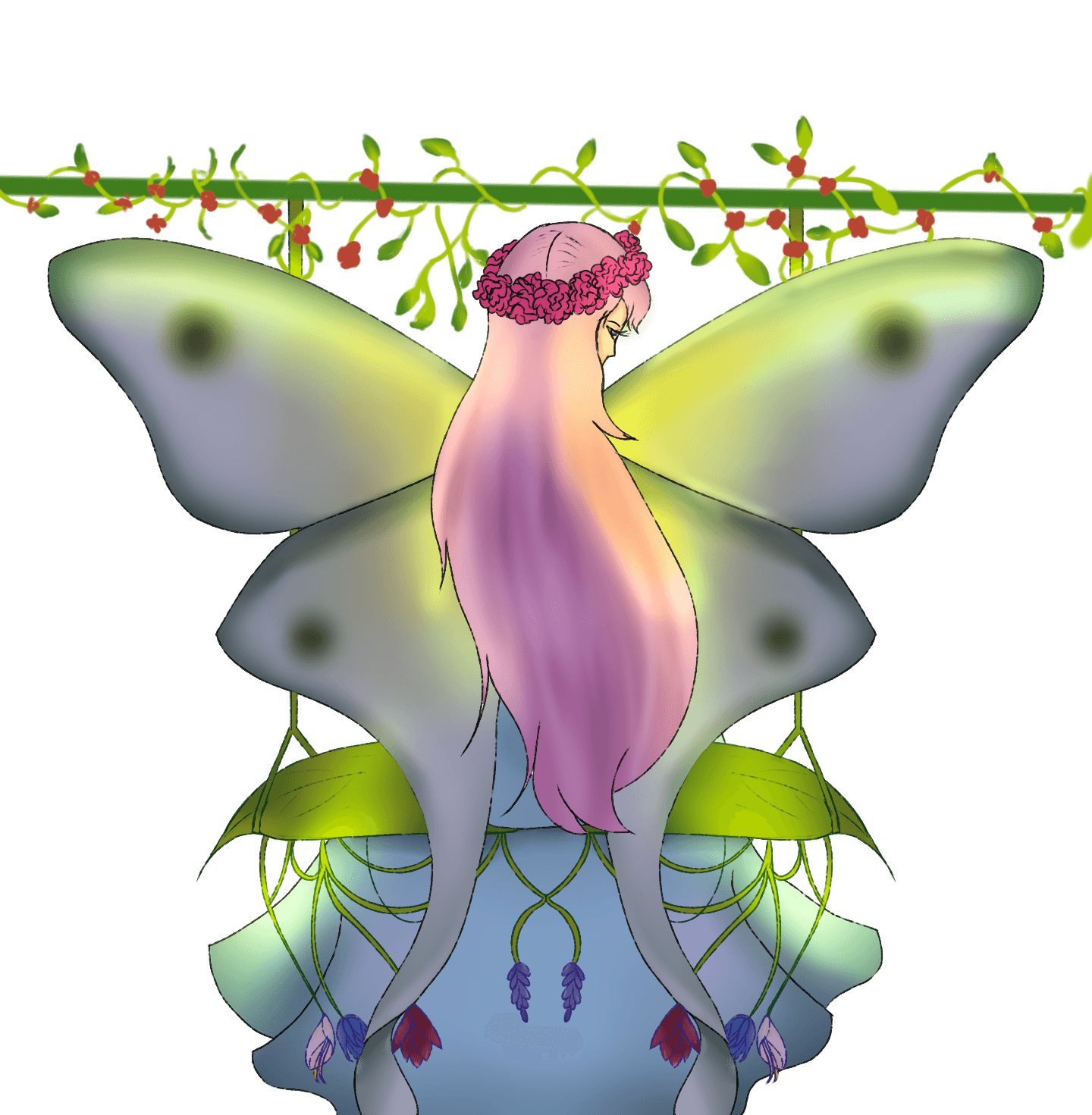 Fairy at the bottom of the page